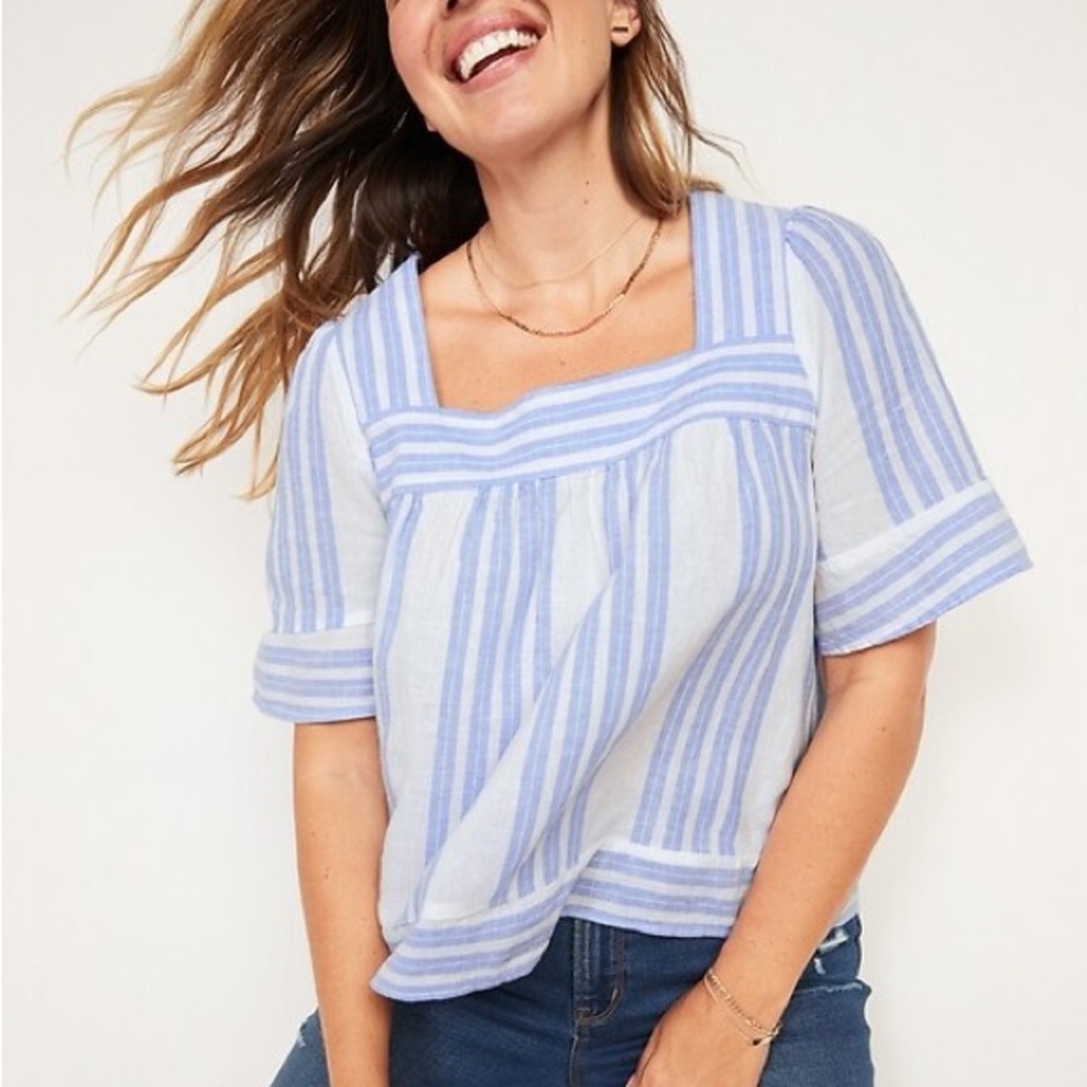 Old Navy Square Neck Blouse